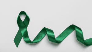 liver cancer awareness ribbon